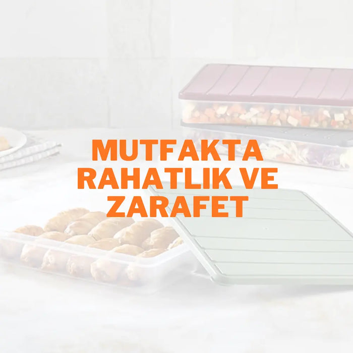 Mutfakta Rahatlık ve Zarafet: Selka Home'un Plastik Yemek Saklama Kapları