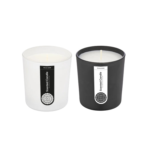 Selka Home - Bliss 2'li Cam Tasarım Kokulu Candle Mum - Selka Home | Şık tasarımlar akıllı çözümler