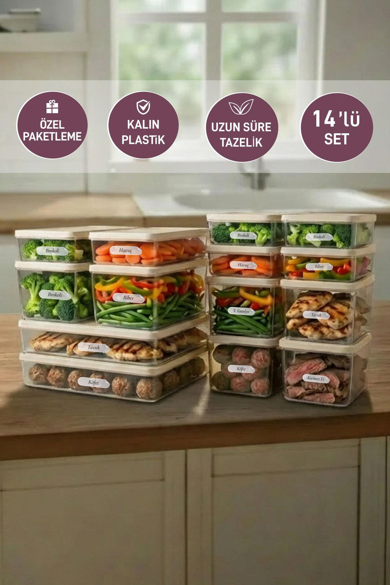 14 Adet  Nora Organizer Set - Selka Home | Şık tasarımlar akıllı çözümler
