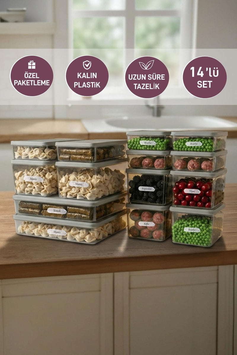 14 Adet  Nora Organizer Set - Selka Home | Şık tasarımlar akıllı çözümler