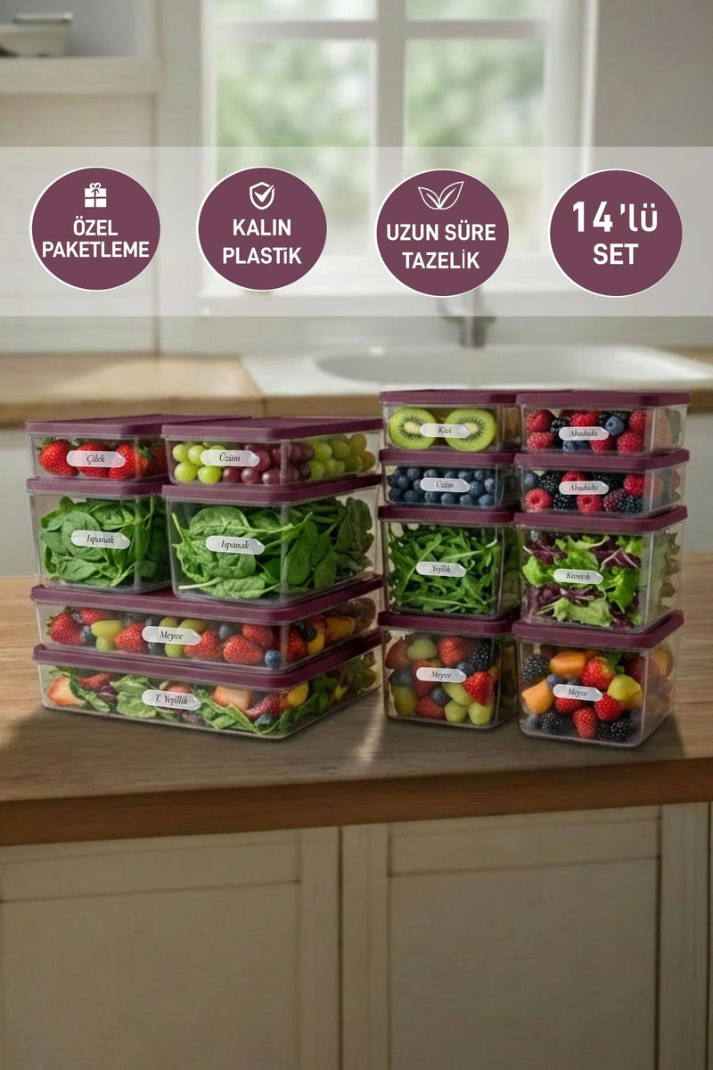 14 Adet  Nora Organizer Set - Selka Home | Şık tasarımlar akıllı çözümler