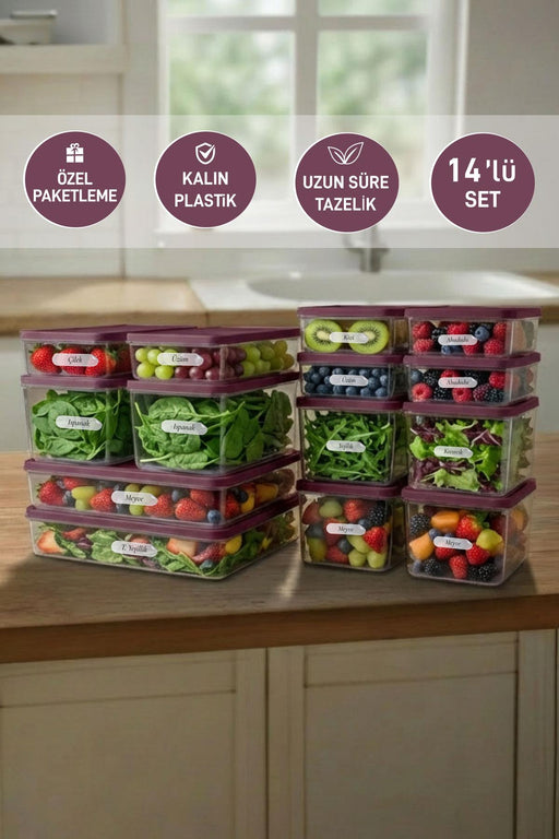 14 Adet  Nora Organizer Set - Selka Home | Şık tasarımlar akıllı çözümler