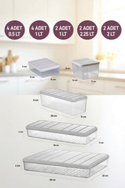 14 Adet  Nora Organizer Set - Selka Home | Şık tasarımlar akıllı çözümler