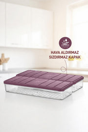 2 Adet 1 Lt. Nora Organizer Buzdolabı Buzluk Düzenleyici Saklama Kabı - Selka Home | Şık tasarımlar akıllı çözümler