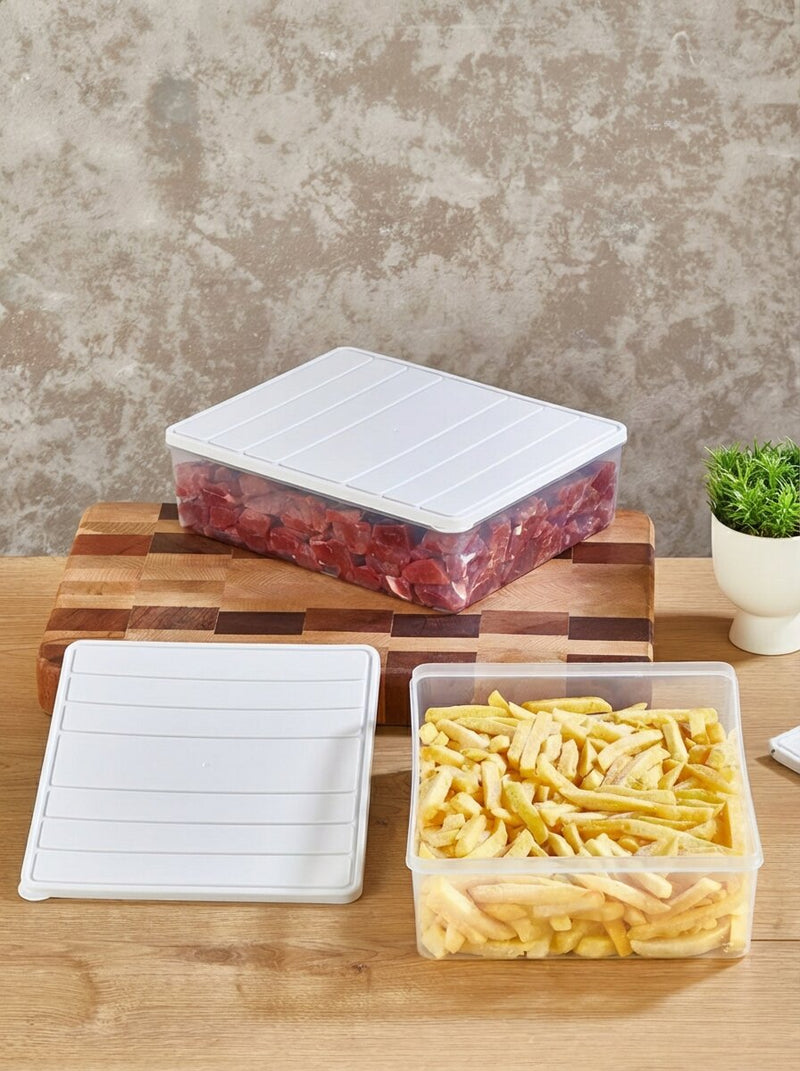2 Adet 4 Lt. Nora Organizer Buzdolabı Buzluk Düzenleyici Saklama Kabı - Selka Home | Şık tasarımlar akıllı çözümler