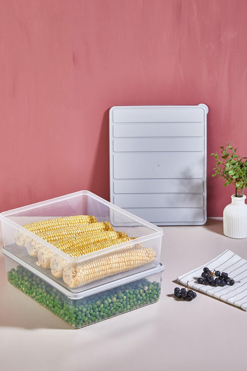 4'lü Set Nora Organizer Buzdolabı Buzluk Düzenleyici Saklama Kabı( 1 Ad. 4 Lt. 1 Ad. 2,25 Lt. 2 Ad. 1 Lt. ) - Selka Home | Şık tasarımlar akıllı çözümler