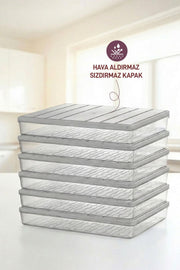 6 Adet 2,25 Lt . Nora Organizer Buzdolabı Buzluk Düzenleyici Saklama Kabı - Selka Home | Şık tasarımlar akıllı çözümler
