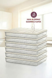 6 Adet 2,25 Lt . Nora Organizer Buzdolabı Buzluk Düzenleyici Saklama Kabı - Selka Home | Şık tasarımlar akıllı çözümler