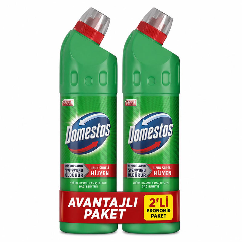 Domestos Dağ Esintisi Yoğun Kıvamlı Çamaşır Suyu 750 ml x 2'li Ekonomik Paket - Selka Home | Şık tasarımlar akıllı çözümler