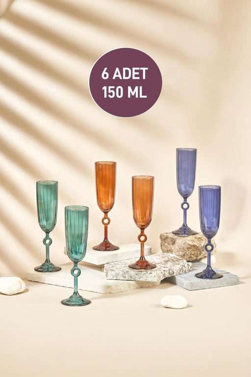 Isabel 6'lı Kadeh Seti 150 ML - Selka Home | Şık tasarımlar akıllı çözümler