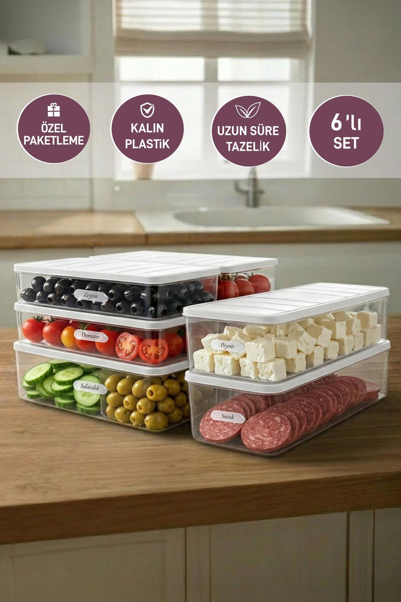 Nora Büyük Set ( 1 Adet 4 Lt. 1 Adet 2,25 2 Adet 1 Lt. 2 Adet 2 Lt. ) - Selka Home | Şık tasarımlar akıllı çözümler