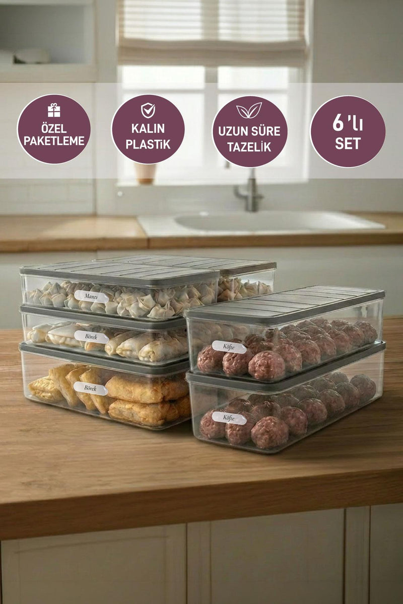 Nora Büyük Set ( 1 Adet 4 Lt. 1 Adet 2,25 2 Adet 1 Lt. 2 Adet 2 Lt. ) - Selka Home | Şık tasarımlar akıllı çözümler