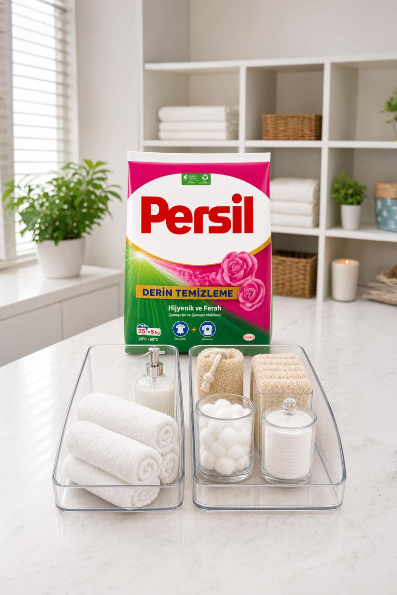 Persil Matik 5 Kg + 2'li Şeffaf Düzenleyici - Selka Home | Şık tasarımlar akıllı çözümler