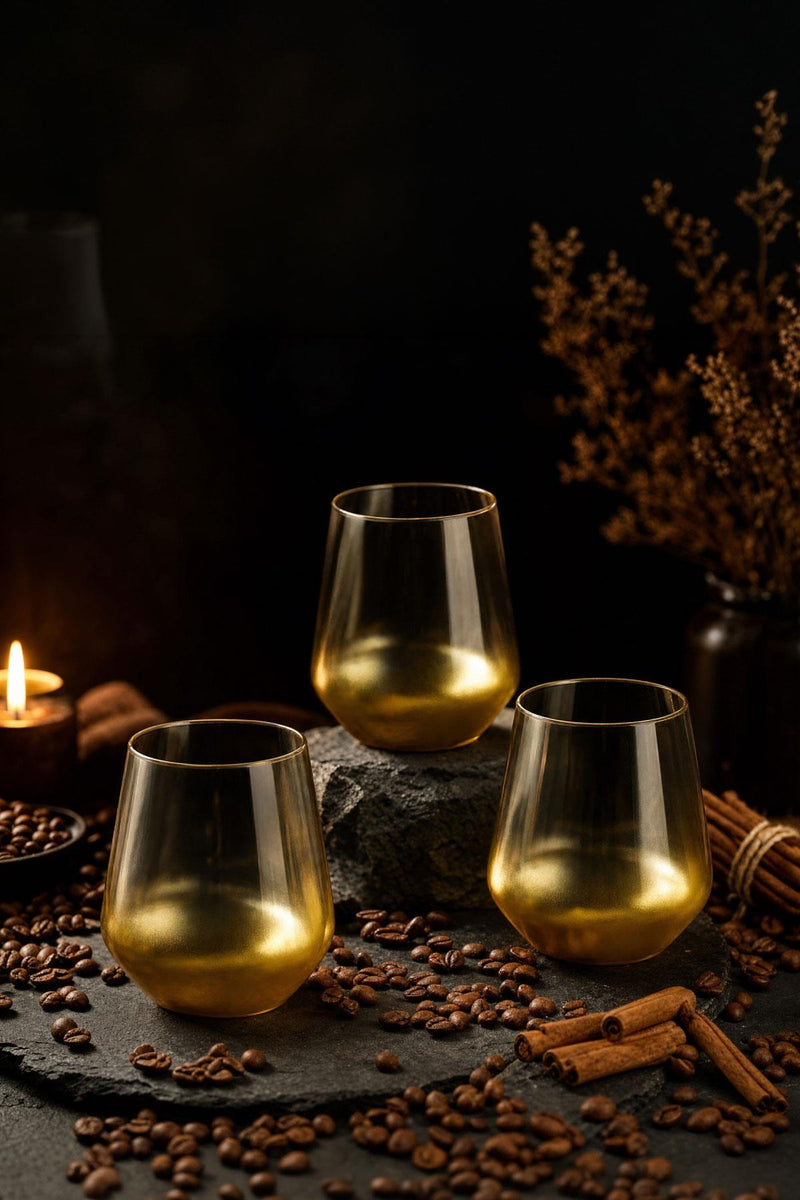 Safir 3'lü Meşrubat Bardağı 425 ML - Selka Home | Şık tasarımlar akıllı çözümler