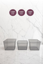 Salve 3'lü (Büyük, Orta, Küçük) Buzdolabı-Banyo Organizer Düzenleyici - Selka Home | Şık tasarımlar akıllı çözümler