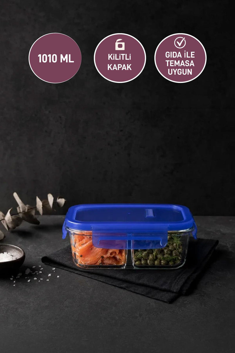 Selka Home 1 Adet Lina Bölmeli Cam Saklama - Selka Home | Şık tasarımlar akıllı çözümler