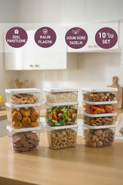 Selka Home 10'lu Yemek Taşıma Seti - Selka Home | Şık tasarımlar akıllı çözümler