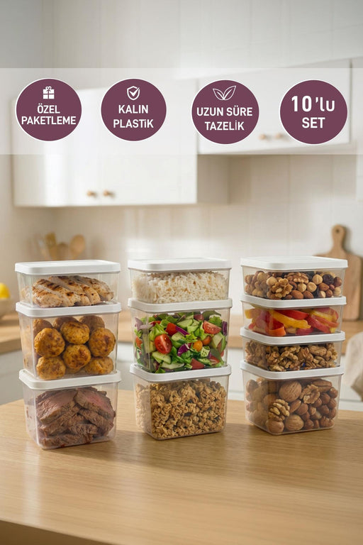 Selka Home 10'lu Yemek Taşıma Seti - Selka Home | Şık tasarımlar akıllı çözümler