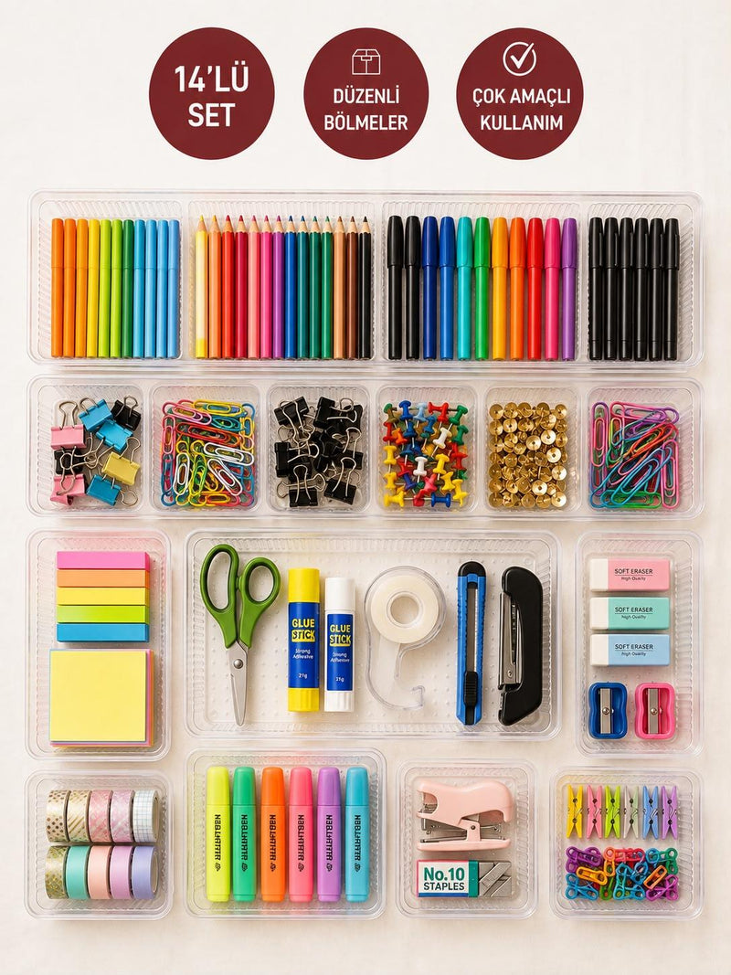 Selka Home 14 Parça Organizer Set - Selka Home | Şık tasarımlar akıllı çözümler