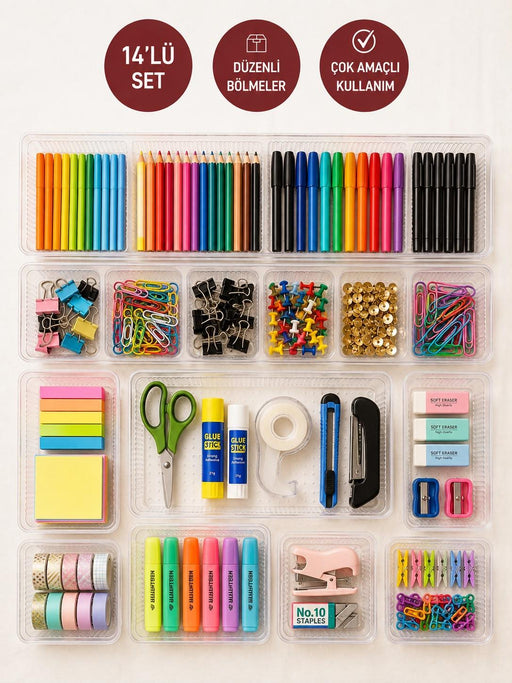 Selka Home 14 Parça Organizer Set - Selka Home | Şık tasarımlar akıllı çözümler