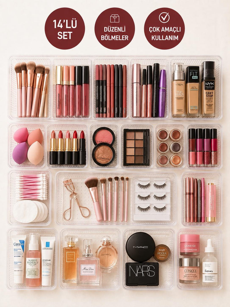 Selka Home 14 Parça Organizer Set - Selka Home | Şık tasarımlar akıllı çözümler