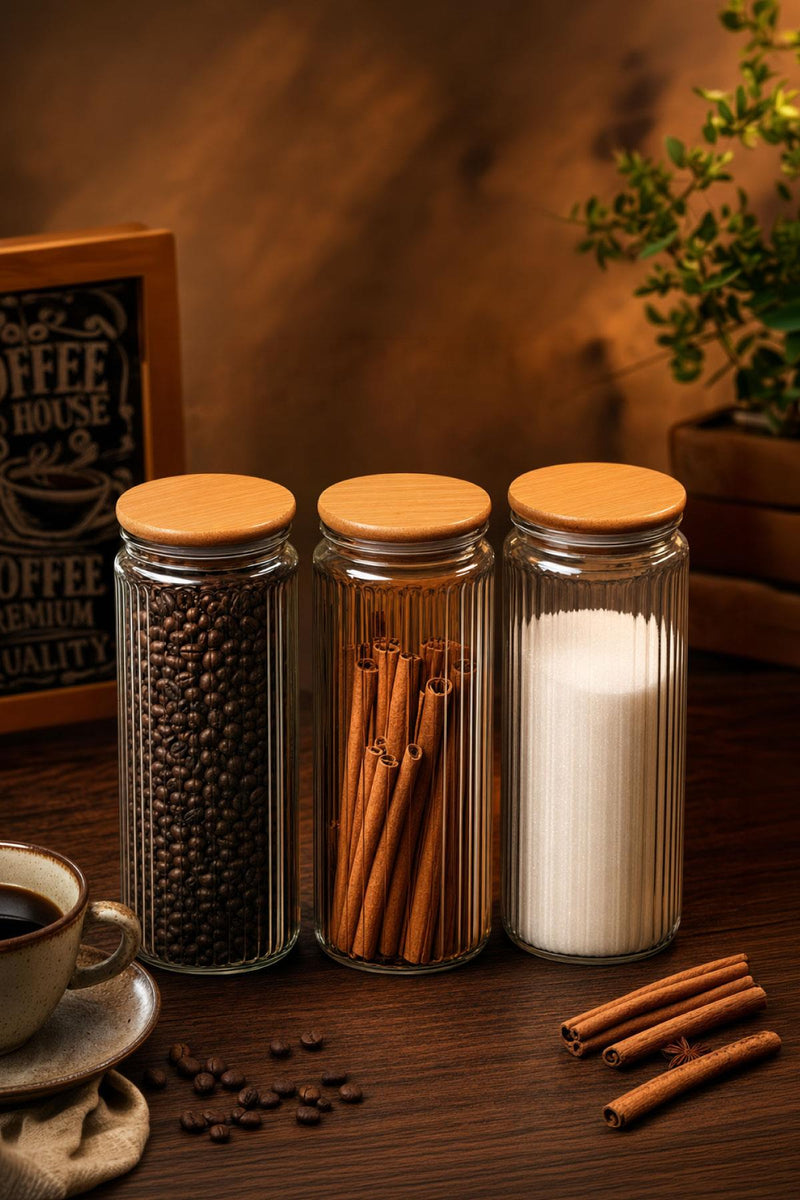 Selka Home - 1500 ML Rigel 3'lü Kavanoz - Selka Home | Şık tasarımlar akıllı çözümler
