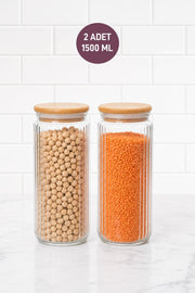 Selka Home - 2 Adet 1500 ML. Kavanoz - Selka Home | Şık tasarımlar akıllı çözümler