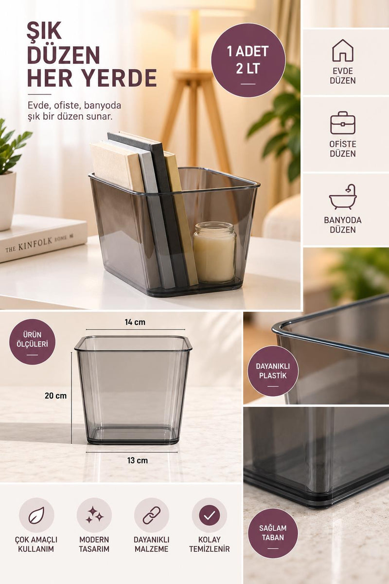 Selka Home 2 Lt. Salve Buzdolabı-Banyo Organizer Düzenleyici