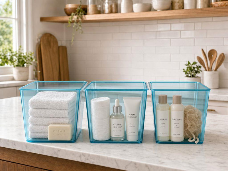 Selka Home 3 Adet 7 Lt. Salve Buzdolabı-Banyo Organizer Düzenleyici - Selka Home | Şık tasarımlar akıllı çözümler