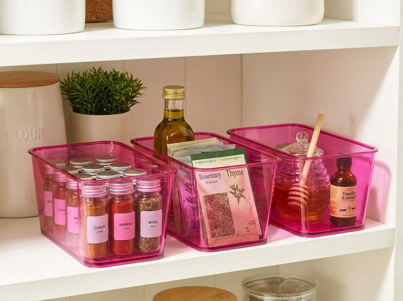Selka Home 3 Adet 7 Lt. Salve Buzdolabı-Banyo Organizer Düzenleyici - Selka Home | Şık tasarımlar akıllı çözümler