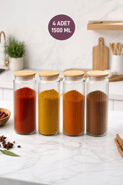 Selka Home - 4 Adet 1500 ML. Kavanoz - Selka Home | Şık tasarımlar akıllı çözümler
