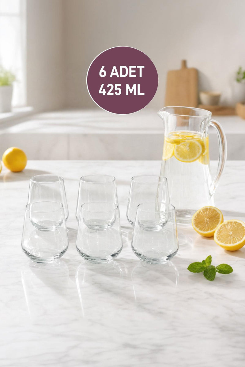 Selka Home - 6 Adet 425 cc. Allegra Su Bardağı - Selka Home | Şık tasarımlar akıllı çözümler
