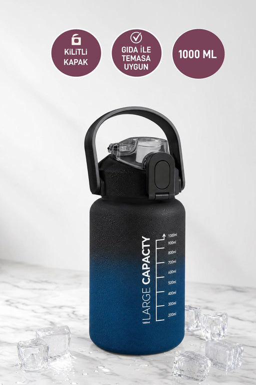 Selka Home - Briella 1000 ML Pipetli Motivasyon Matara - Selka Home | Şık tasarımlar akıllı çözümler
