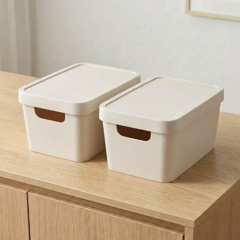 Selka Home Kapaklı 2'li Organizer Kutu - Selka Home | Şık tasarımlar akıllı çözümler