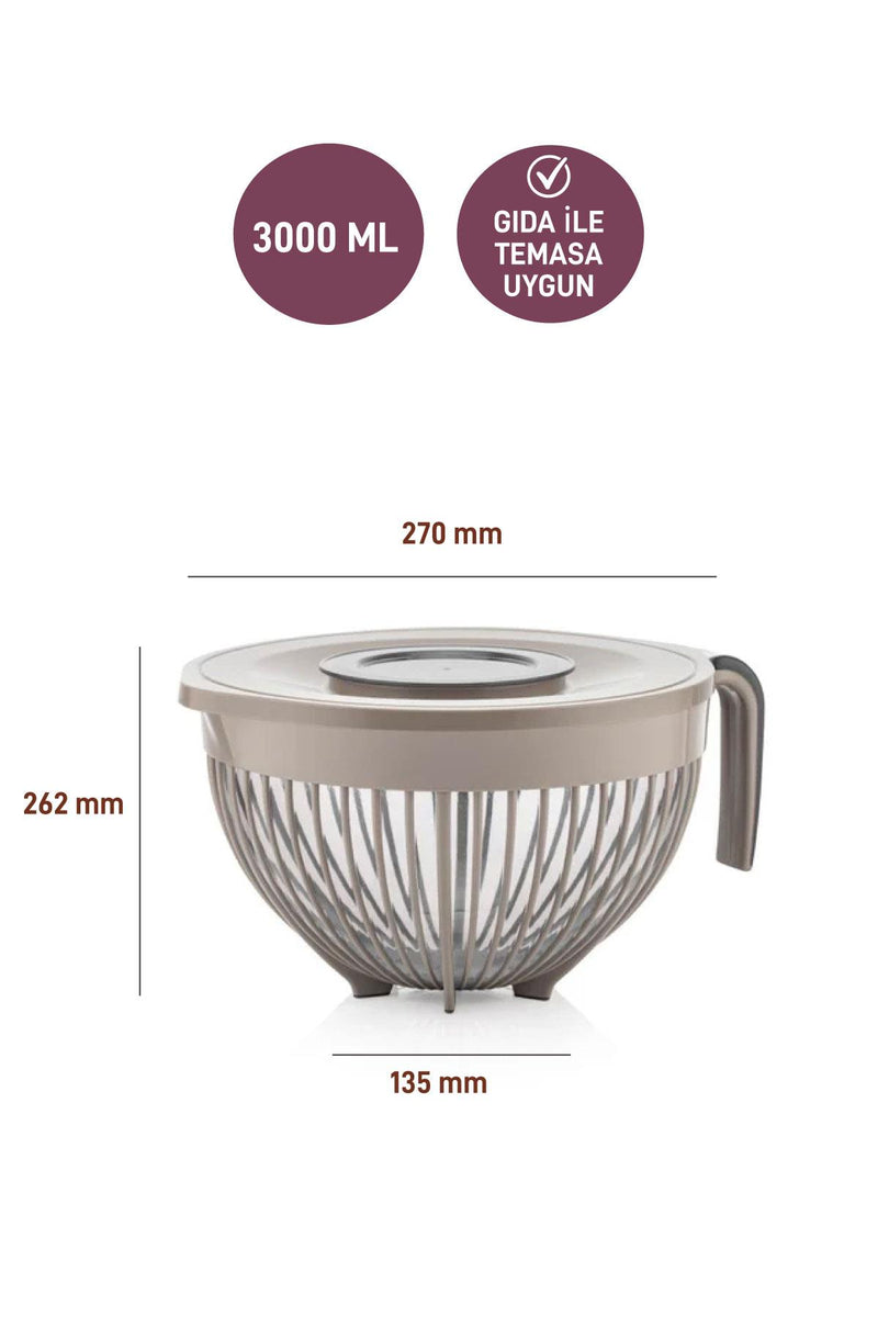 Selka Home Kapaklı Mikser Kabı 3000 ml - Selka Home | Şık tasarımlar akıllı çözümler