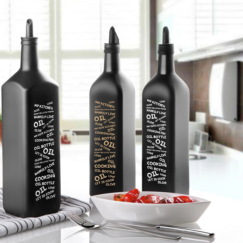 Selka Home - Marasca Baskılı Yazılı Yağdanlık 500 ML - Selka Home | Şık tasarımlar akıllı çözümler