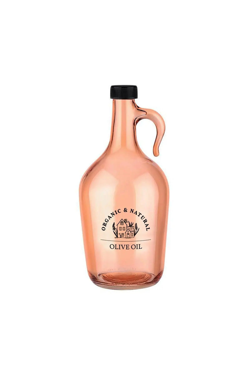 Selka Home - Mary 1500 ML Desenli Cam Galon Yağdanlık - Selka Home | Şık tasarımlar akıllı çözümler