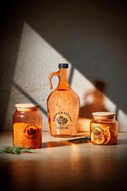 Selka Home - Mary 1500 ML Desenli Cam Galon Yağdanlık - Selka Home | Şık tasarımlar akıllı çözümler