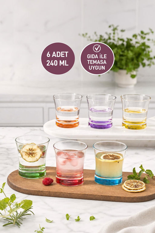 Selka Home Mia 6'lı Meşrubat Bardak Seti - Selka Home | Şık tasarımlar akıllı çözümler