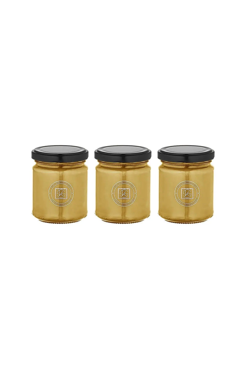 Selka Home - Rainbow 3'lü Renkli Cam Tasarım Kokulu Candle Mum - Selka Home | Şık tasarımlar akıllı çözümler