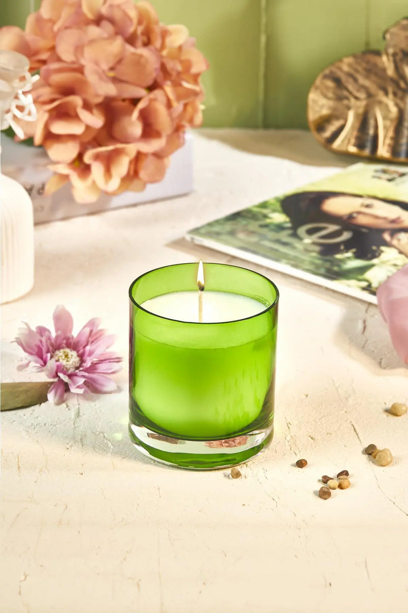Selka Home Spring Egzotic Amazon Kokulu Organik Cam Mum 480 gr - Selka Home | Şık tasarımlar akıllı çözümler