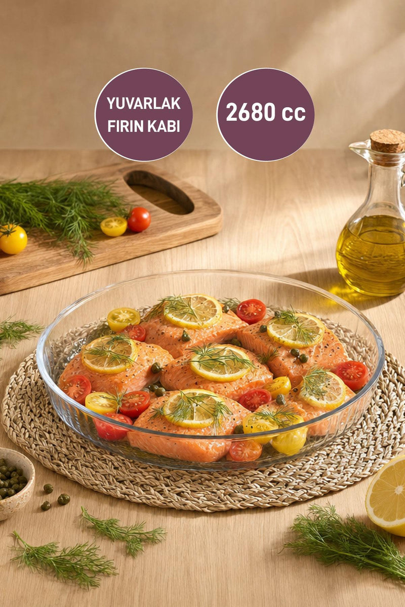 Selka Home Yuvarlak Fırın Kabı - Selka Home | Şık tasarımlar akıllı çözümler