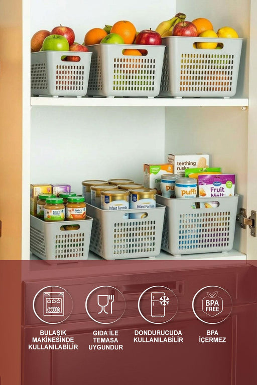 Selka Lavin 3'lü Dolap İçi Düzenleyici ( 2-4-7 Lt. ) - Selka Home | Şık tasarımlar akıllı çözümler