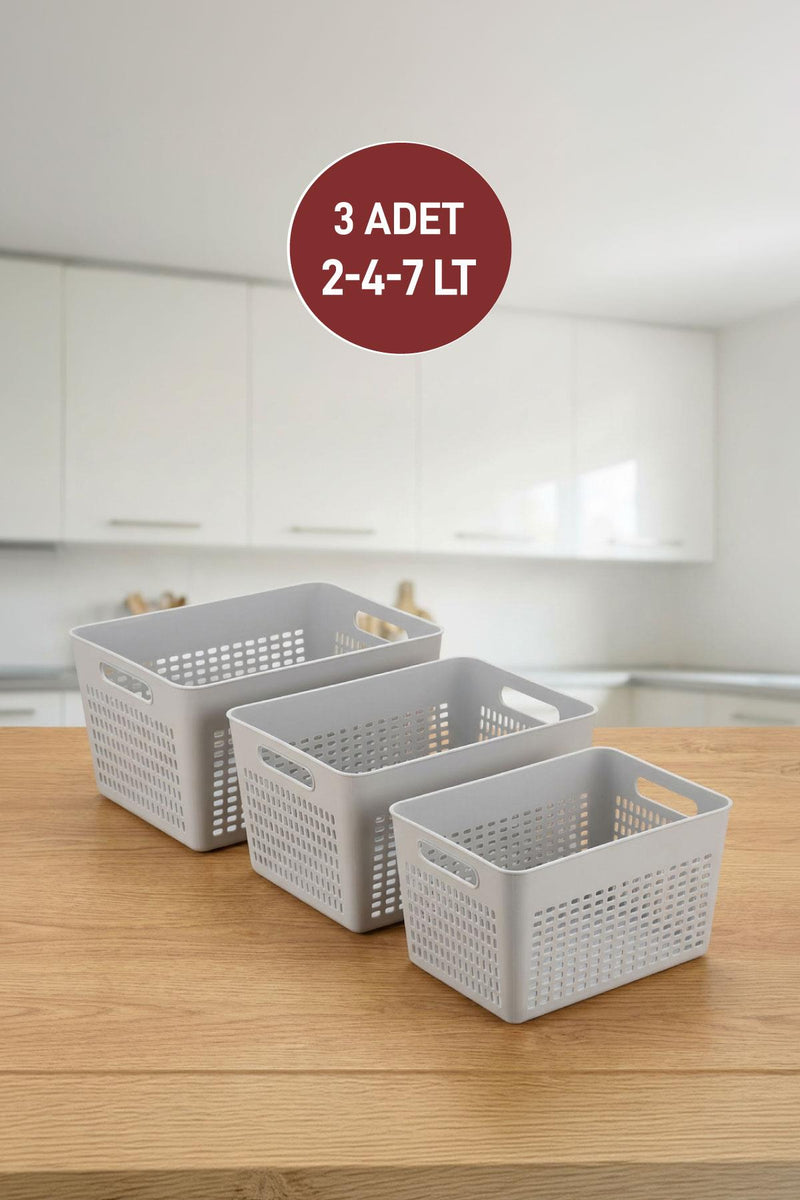 Selka Lavin 3'lü Dolap İçi Düzenleyici ( 2-4-7 Lt. ) - Selka Home | Şık tasarımlar akıllı çözümler