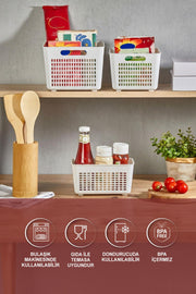 Selka Lavin 3'lü Dolap İçi Düzenleyici ( 2-4-7 Lt. ) - Selka Home | Şık tasarımlar akıllı çözümler