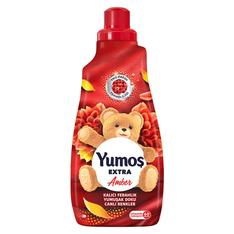 Yumoş Extra Konsantre Çamaşır Yumuşatıcısı Amber 1440 ml 60 Yıkama 4 adet - Selka Home | Şık tasarımlar akıllı çözümler