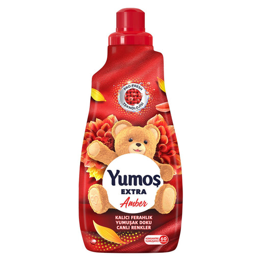 Yumoş Extra Konsantre Çamaşır Yumuşatıcısı Amber 1440 ml 60 Yıkama 4 adet - Selka Home | Şık tasarımlar akıllı çözümler