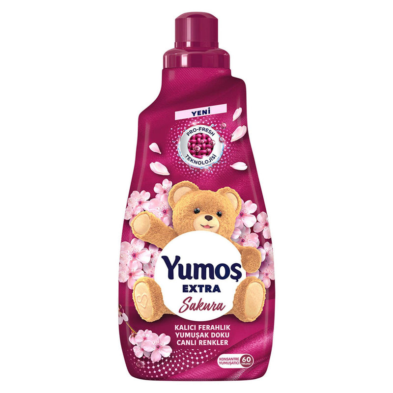 Yumoş Extra Konsantre Çamaşır Yumuşatıcısı Sakura 1440 ml 60 Yıkama 4 adet - Selka Home | Şık tasarımlar akıllı çözümler